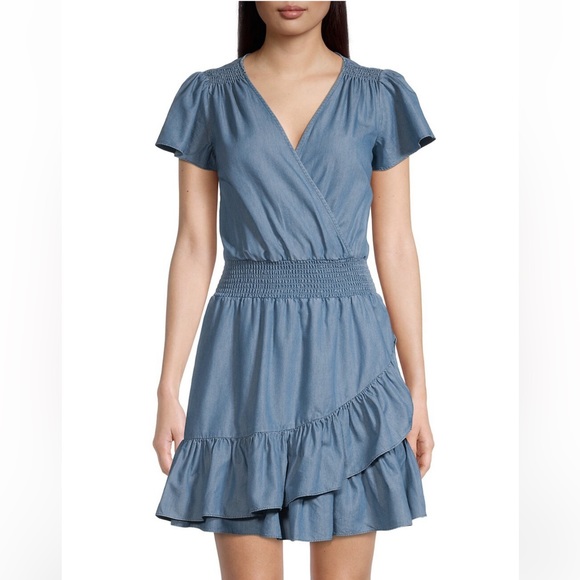 Michael Kors Blue Mini Dress - Picture 3 of 9